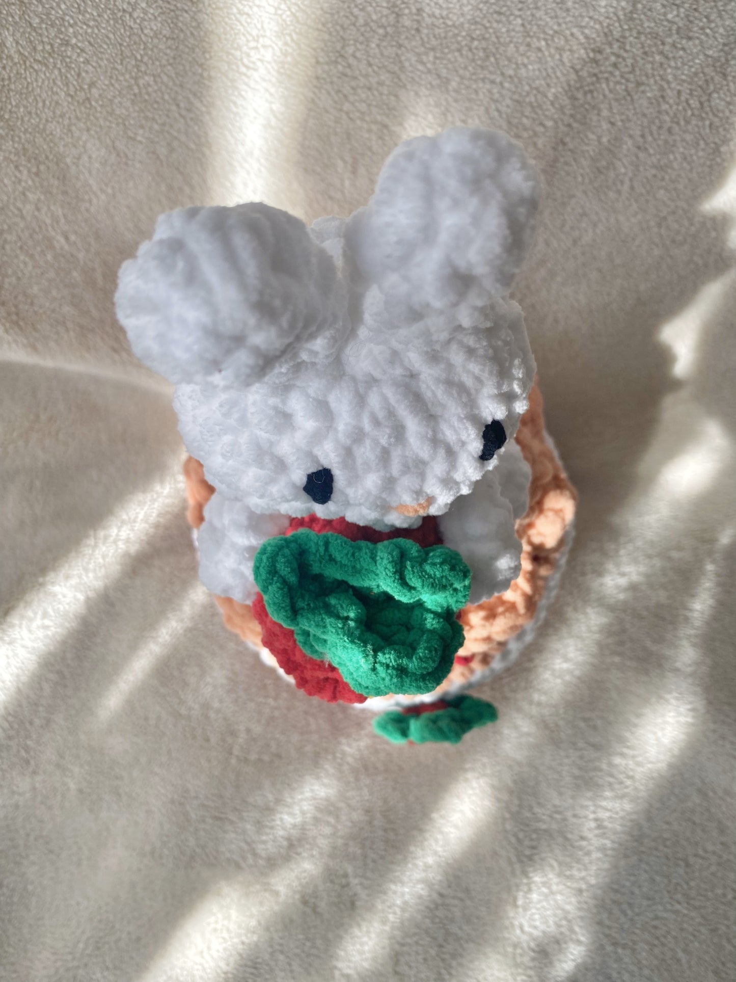 Crochet Strawberry Jam Bunny