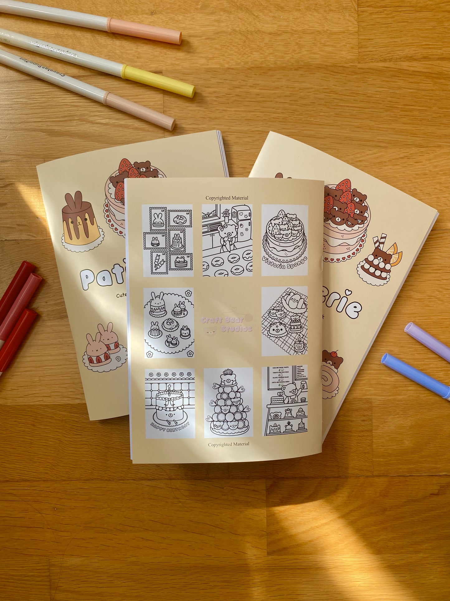 Patisserie Colouring Book