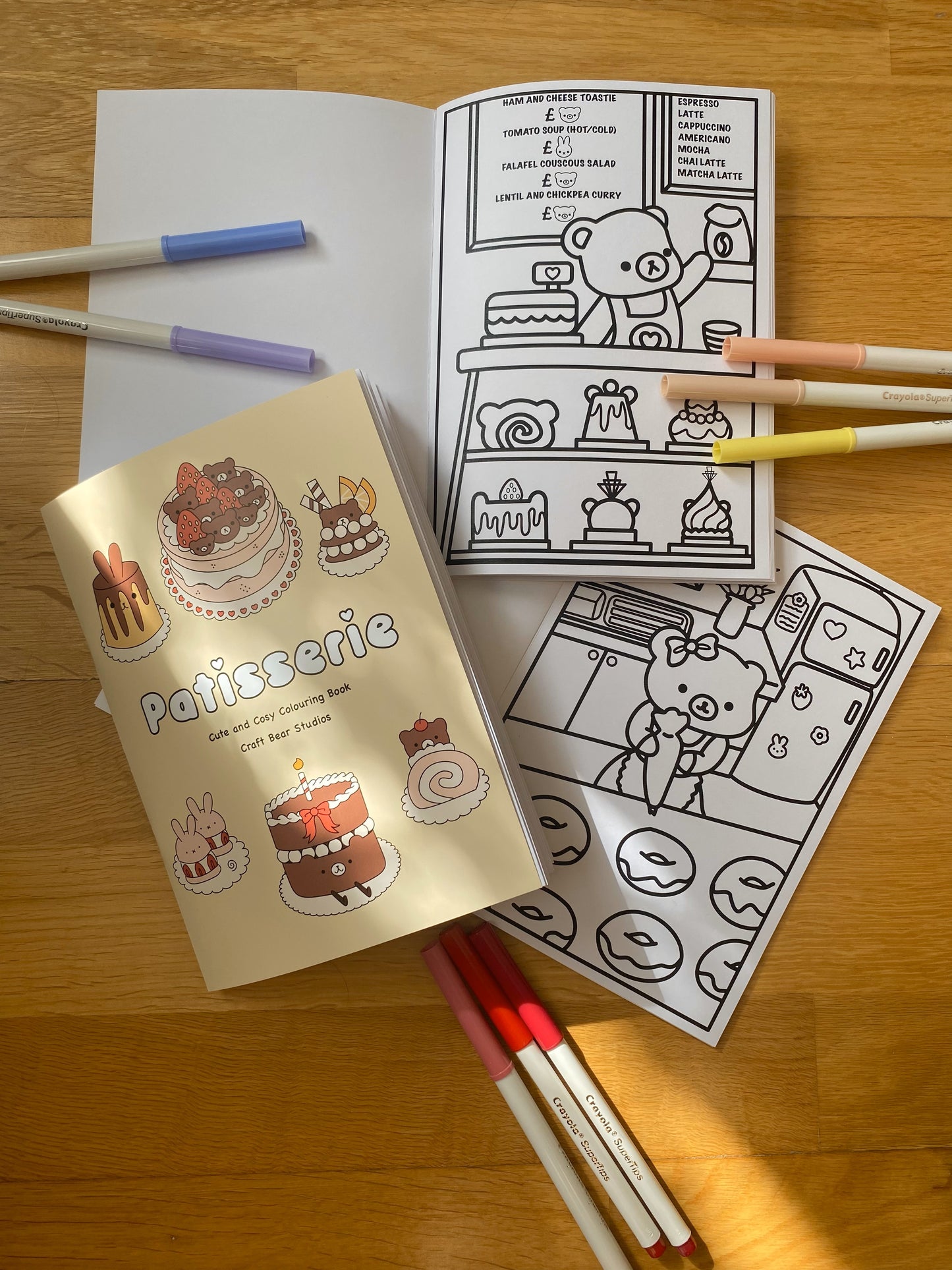 Patisserie Colouring Book